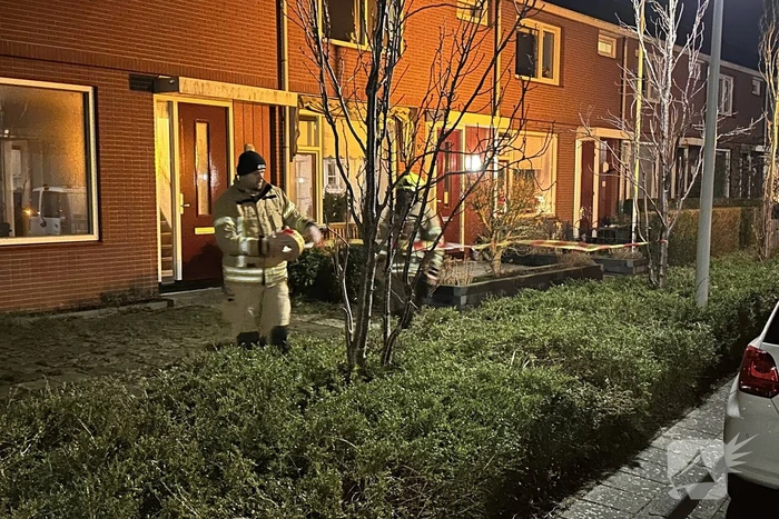 Muur van woning dreigt in te storten
