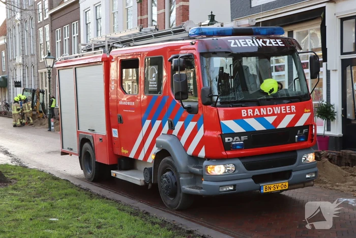 Gasleiding geraakt tijdens aanleg van glasvezelkabel