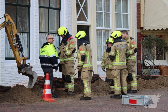 Gasleiding geraakt tijdens aanleg van glasvezelkabel