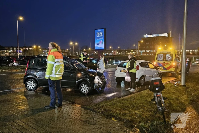 Kinderen betrokken bij kop-staartbotsing