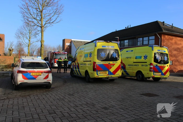 Persoon gewond bij woningbrand