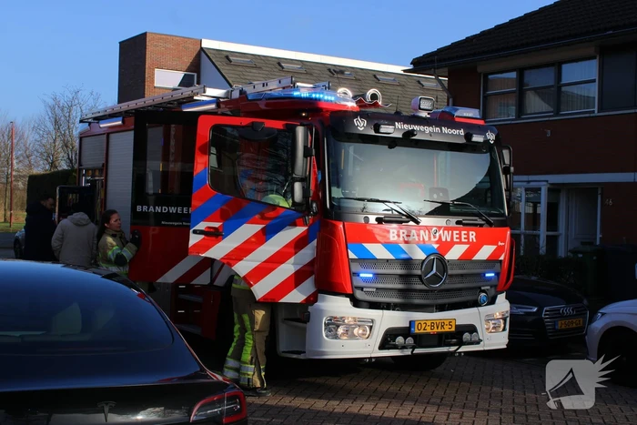 Persoon gewond bij woningbrand