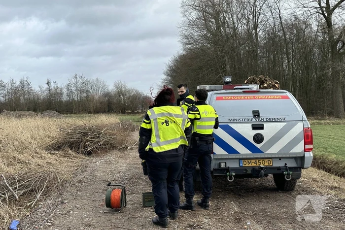 EOD ingezet na vondst van brisantgranaat