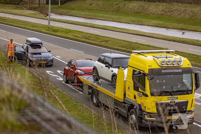 Schade na bij kop-staartbotsing