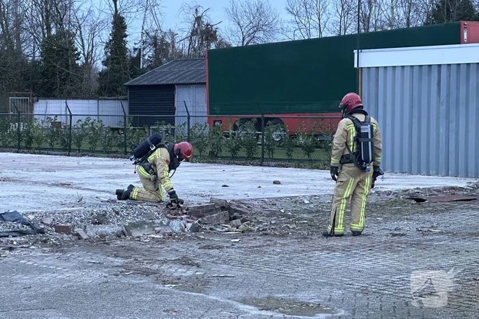 Gasleiding geraakt tijdens sloopwerkzaamheden