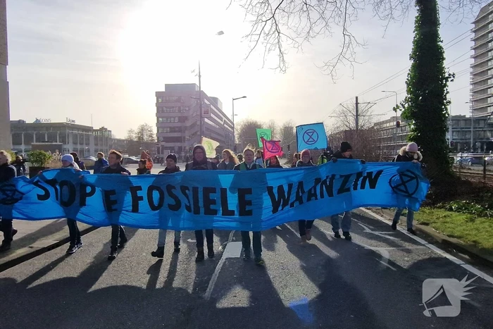 Pand One-Dyas beklad tijdens demonstratie