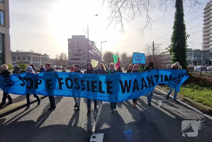Pand One-Dyas beklad tijdens demonstratie