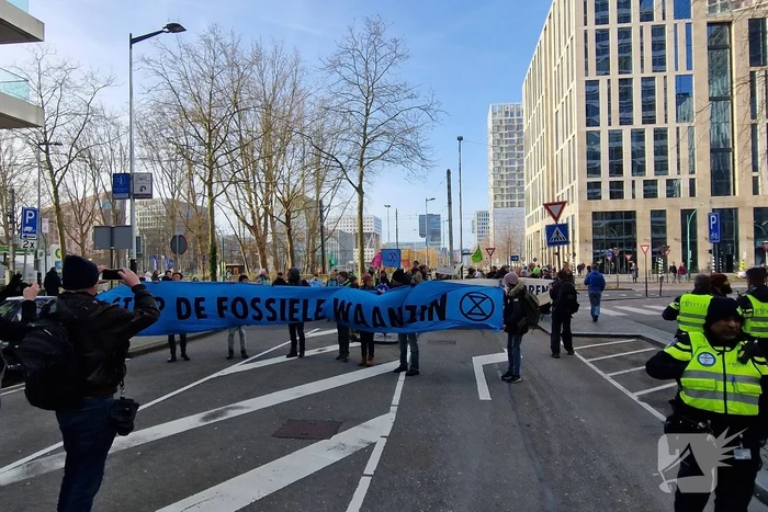 Pand One-Dyas beklad tijdens demonstratie