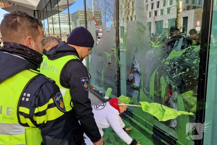 Pand One-Dyas beklad tijdens demonstratie