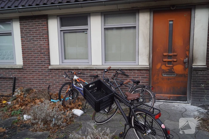Schade door explosie bij woning