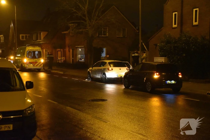 Personenauto's in botsing