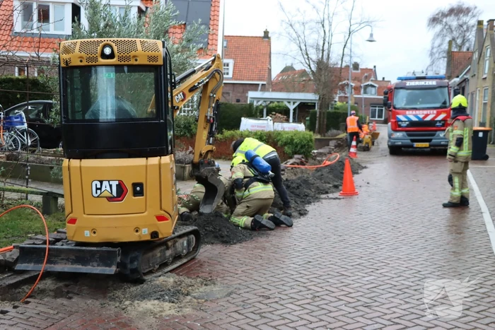 Opnieuw gaslekkage na werkzaamheden voor glasvezelaanleg