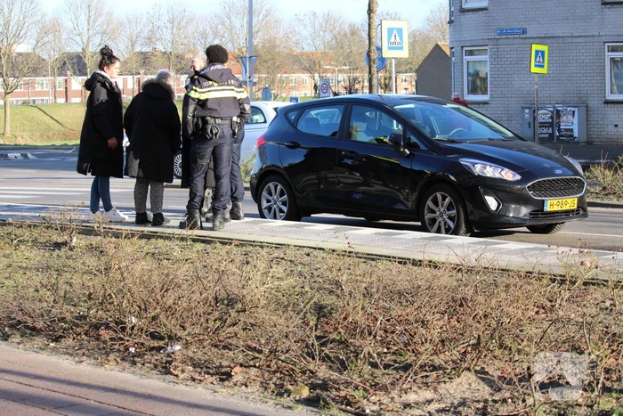 Scootmobiel aangereden door bestelbus