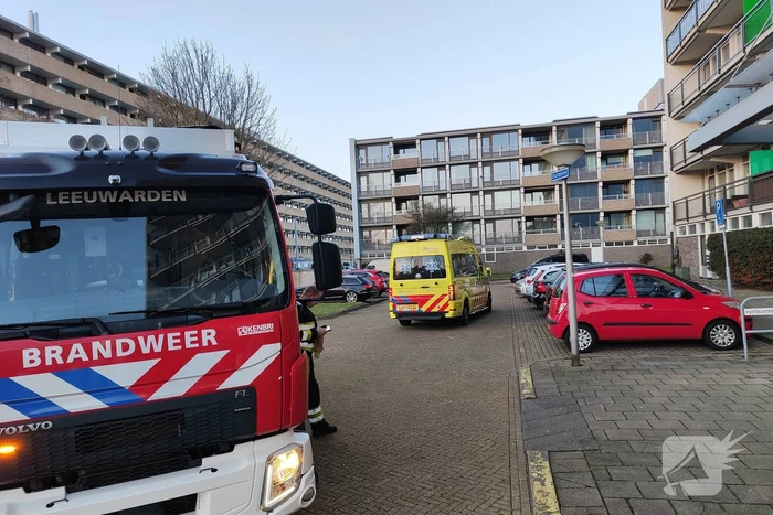 Bewoner behandeld na brand in flat