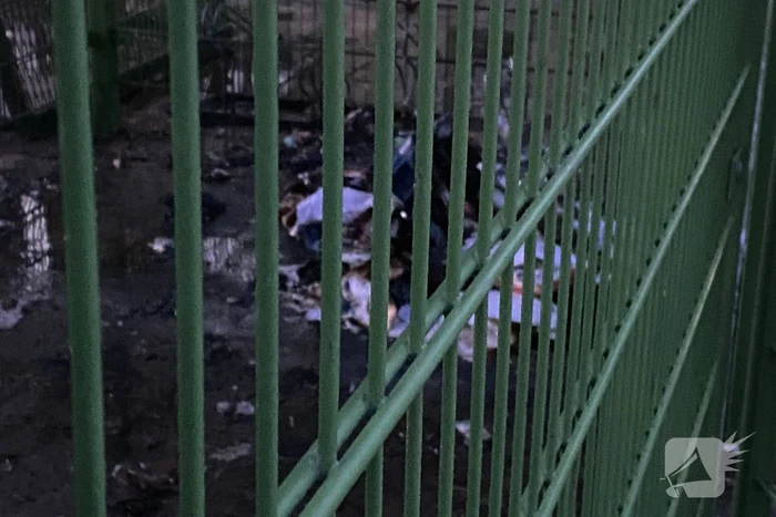 Container op schoolterrein afgebrand