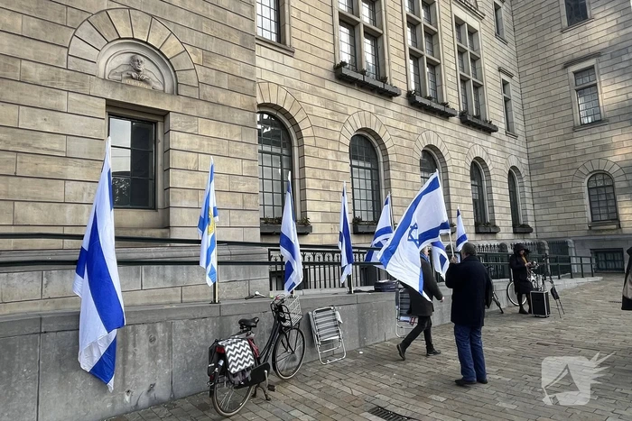 Zeer kleine opkomst bij pro Israëlische demonstratie