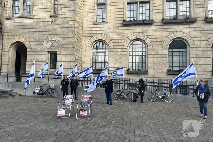 Zeer kleine opkomst bij pro Israëlische demonstratie