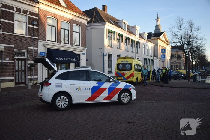 Scooterrijder en persoon op fatbike in botsing