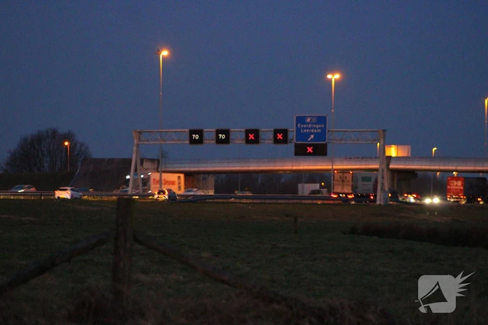 Flinke vertraging door ongeval op snelweg