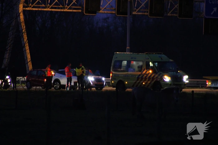 Flinke vertraging door ongeval op snelweg