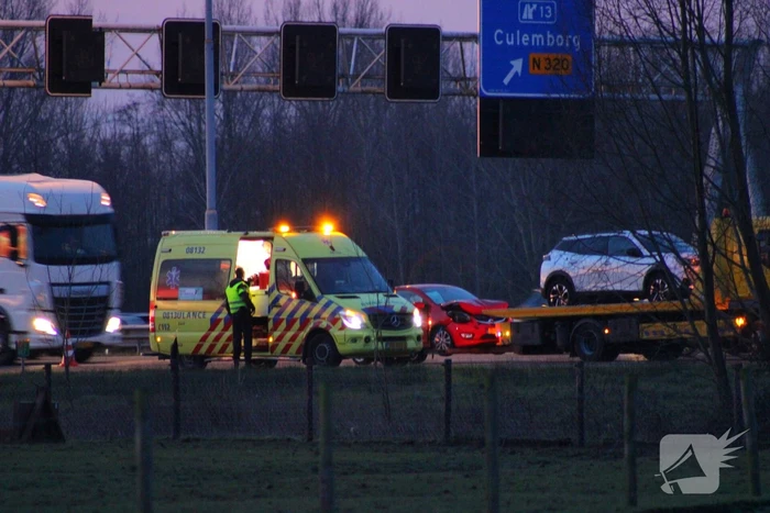 Flinke vertraging door ongeval op snelweg