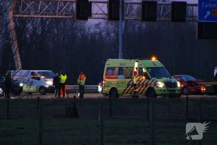 Flinke vertraging door ongeval op snelweg