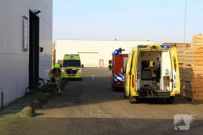 Gewonde bij bedrijfsongeval