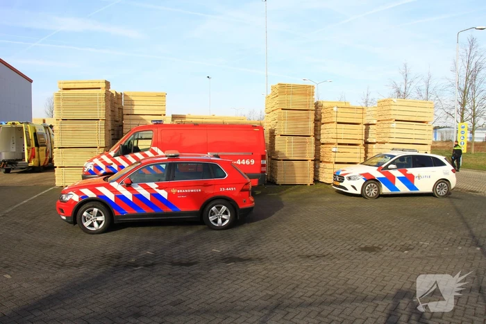 Gewonde bij bedrijfsongeval