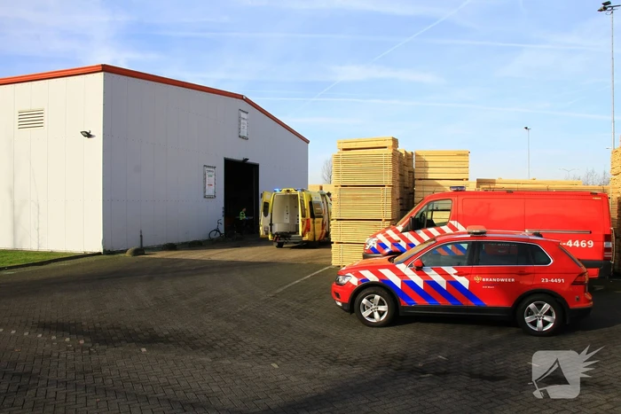 Gewonde bij bedrijfsongeval