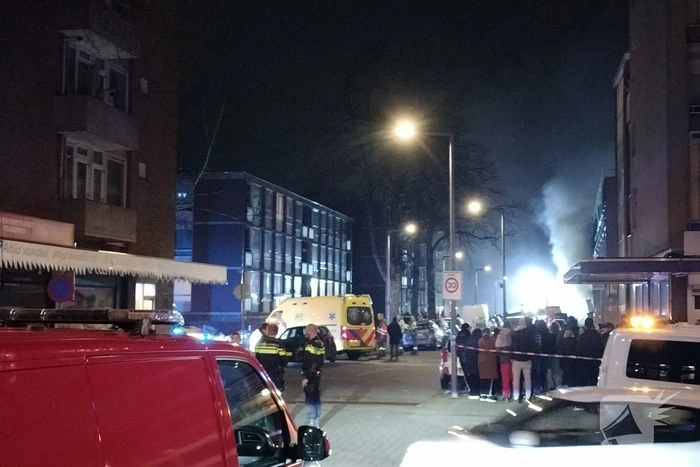 Grote brand uitgebroken na explosie bij appartementencomplex