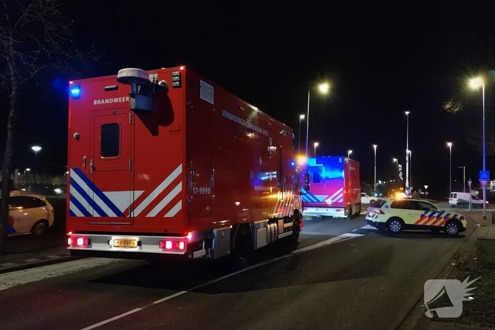 Grote brand uitgebroken na explosie bij appartementencomplex