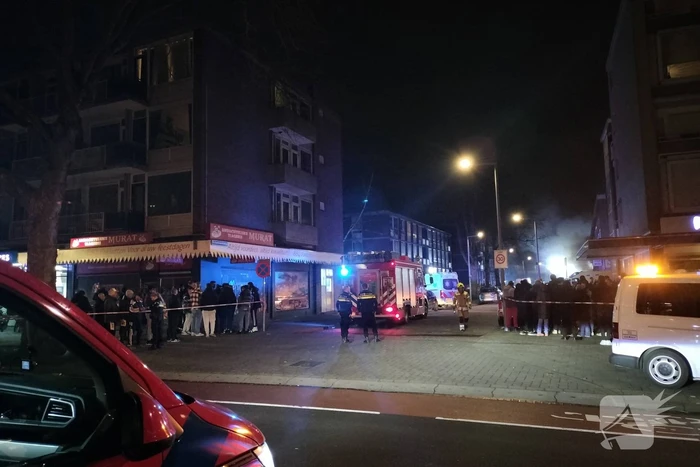 Grote brand uitgebroken na explosie bij appartementencomplex