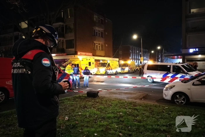 Grote brand uitgebroken na explosie bij appartementencomplex