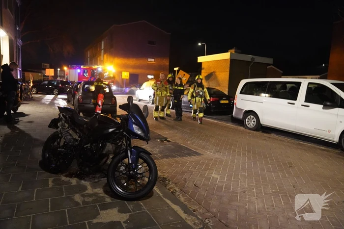 Schakelbrommer vat vlam