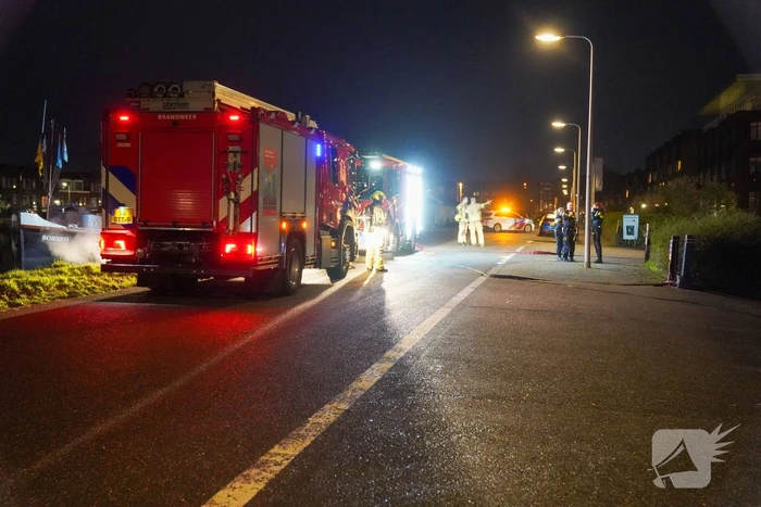 Brand in garagebedrijf snel onder controlle