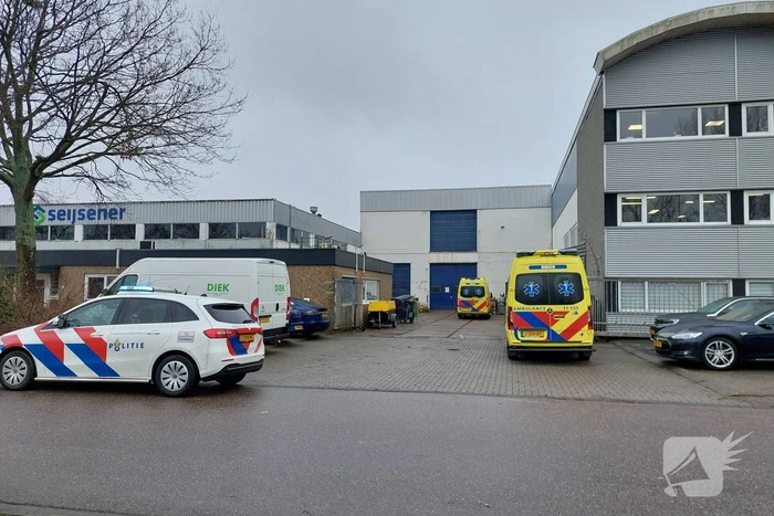 Gewonde bij bedrijfsongeval