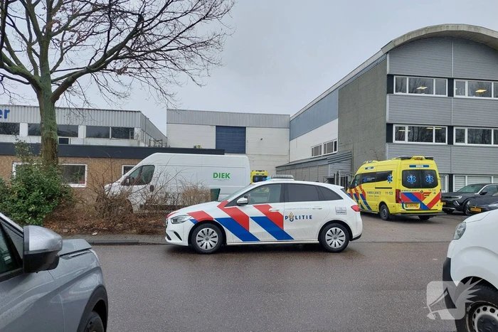 Gewonde bij bedrijfsongeval