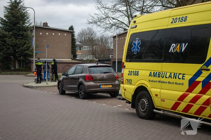 Botsing tussen scootmobiel en auto