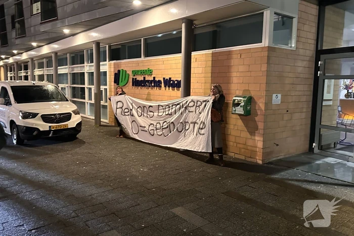 Protest tegen afschieten damherten