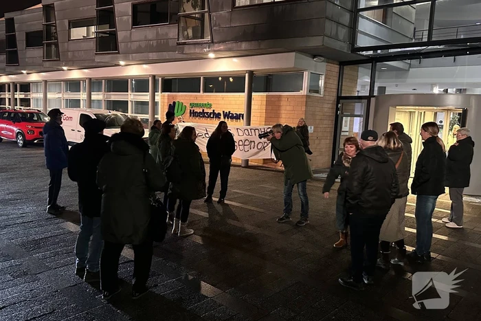 Protest tegen afschieten damherten