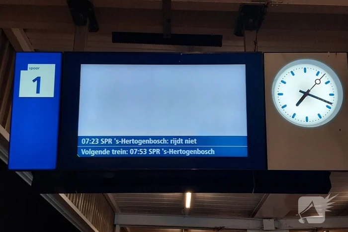 Geen treinverkeer door wisselstoring