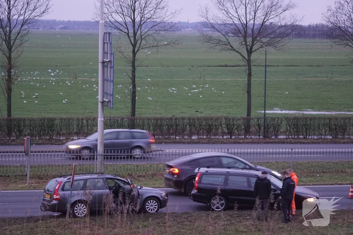 Schade bij ongeval tussen twee auto's