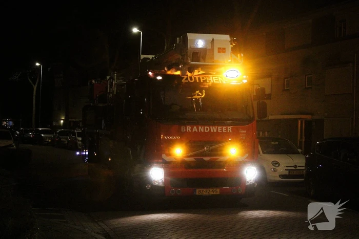 Brand op balkon van woning