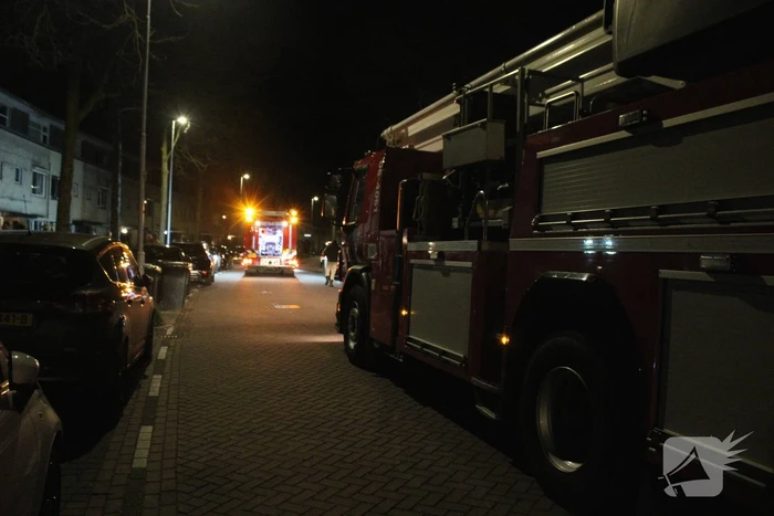 Brand op balkon van woning
