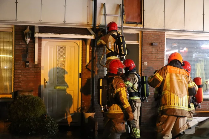 Brandstichting bij woning
