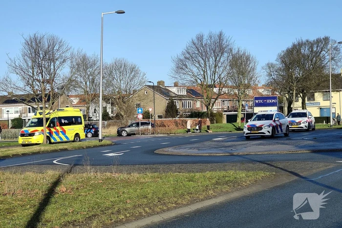 Fietser geschept door automobilist