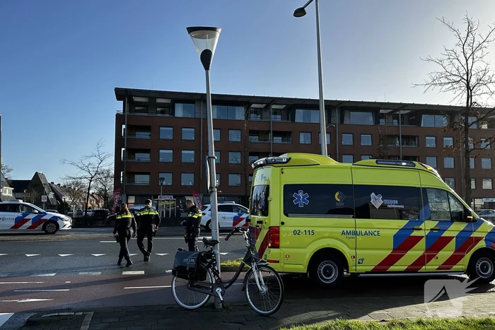Fietser geschept door automobilist