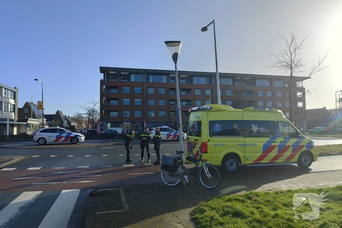 Fietser geschept door automobilist
