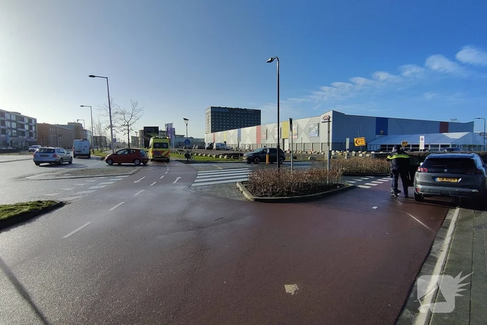 Fietser geschept door automobilist