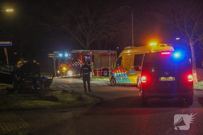 Achtervolging eindigt in ongeval met flinke schade